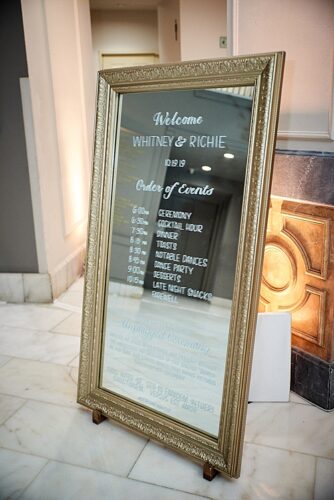 Whitney & Richie say "I do" at their upscale museum affair!