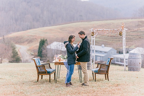 Surprise!: #pandjpretties set the stage for a surpise proposal!