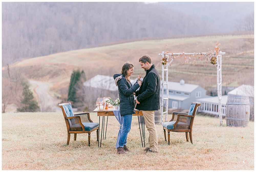 Surprise!: #pandjpretties set the stage for a surpise proposal!