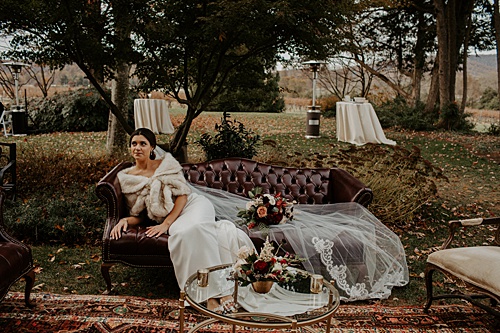 An Intimate Vineyard Wedding with a Moody Vibe