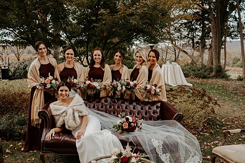 An Intimate Vineyard Wedding with a Moody Vibe