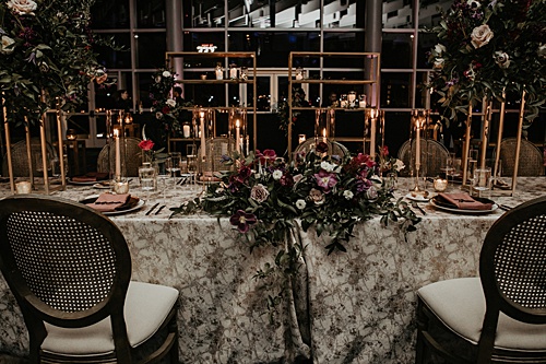 A Moody, Romantic Wedding at the Science Museum of Virginia With Glint Events