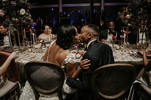 A Moody, Romantic Wedding at the Science Museum of Virginia With Glint Events