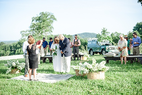 Intimate Pharsalia Outdoor Wedding