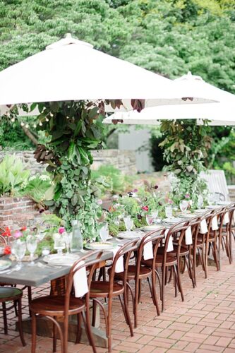 Intimate Pharsalia Outdoor Wedding