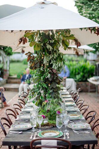 Intimate Pharsalia Outdoor Wedding