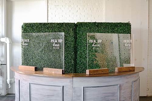 bar shields and plexiglass