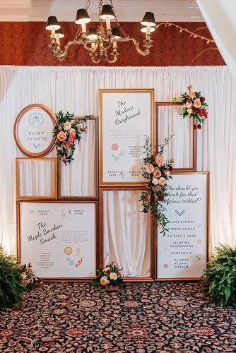 freestanding frame backdrop