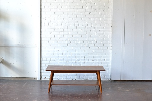 modern wooden coffee table