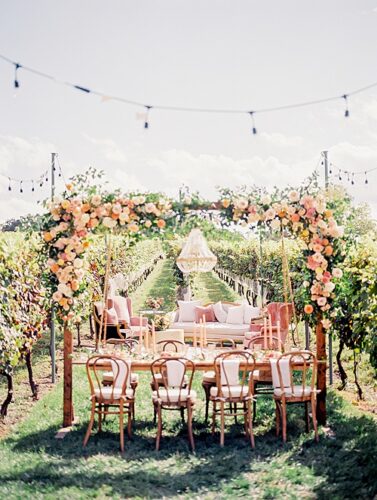 Styled Shoot at Morais Vineyards