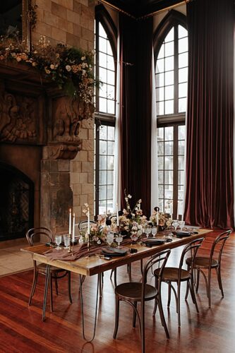 Paisley and Jade specialty rentals at this Rich & Moody Styled Shoot at Dover Hall with Wildly in