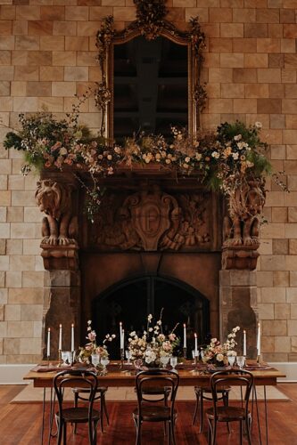 Paisley and Jade specialty rentals at this Rich & Moody Styled Shoot at Dover Hall with Wildly in