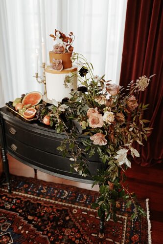 Paisley and Jade specialty rentals at this Rich & Moody Styled Shoot at Dover Hall with Wildly in