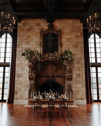 Paisley and Jade specialty rentals at this Rich & Moody Styled Shoot at Dover Hall with Wildly in