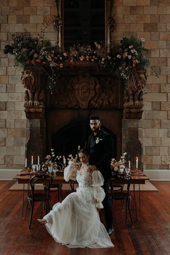 Rich & Moody Styled Shoot at Dover Hall with Wildly in Love!