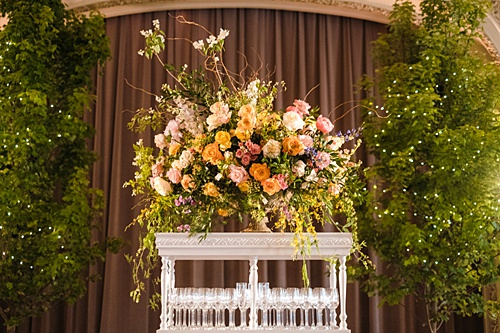 Paisley and Jade Indoor & Outdoor Bars at this Commonwealth Club Rehearsal Dinner