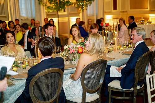 Paisley and Jade Indoor & Outdoor Bars at this Commonwealth Club Rehearsal Dinner