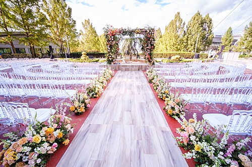 specialty event rentals Wedding of Pooji Regulapati and Steve Gern at the Gaylord National in National Harbor, MD