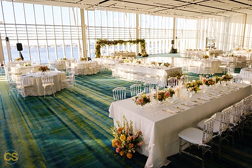 specialty event rentals Wedding of Pooji Regulapati and Steve Gern at the Gaylord National in National Harbor, MD