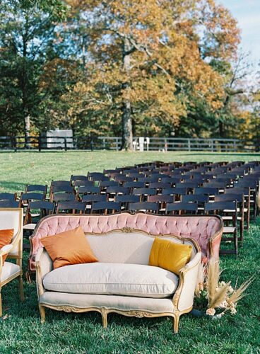 paisley and jade specialty event wedding rentals at colorful mount ida wedding
