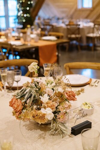paisley and jade specialty event wedding rentals at colorful mount ida wedding