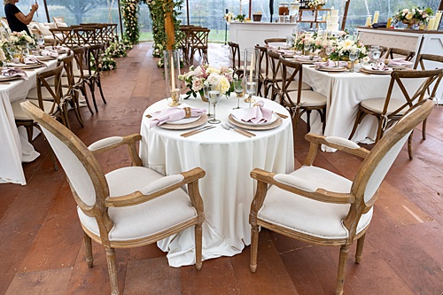 paisley and jade specialty event wedding rentals at tented virginia wedding