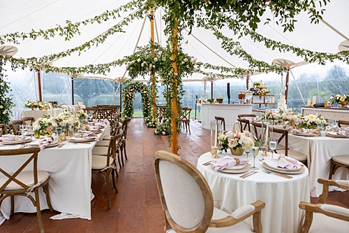 paisley and jade specialty event wedding rentals at tented virginia wedding