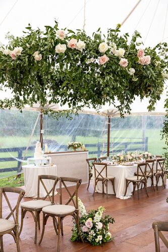 paisley and jade specialty event wedding rentals at tented virginia wedding