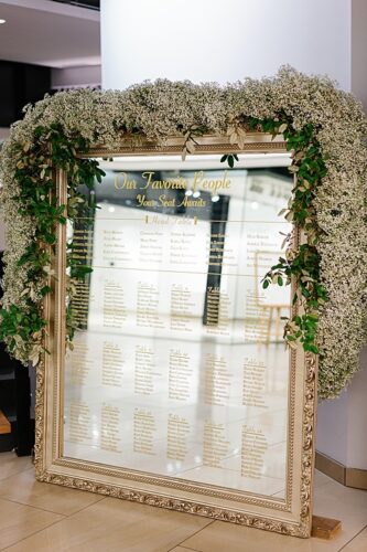 paisley and jade specialty rentals, custom guest seating charts