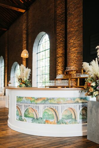 paisley and jade specialty event rentals at foundry tredegaar wedding