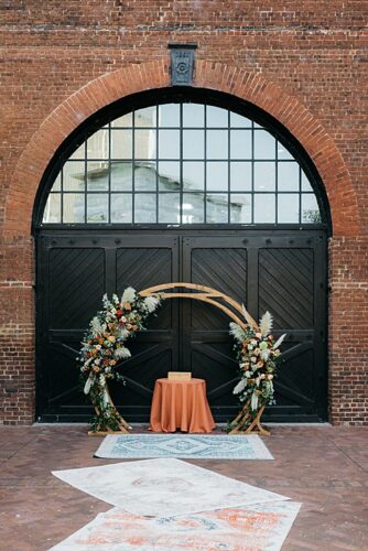 paisley and jade specialty event rentals at foundry tredegaar wedding