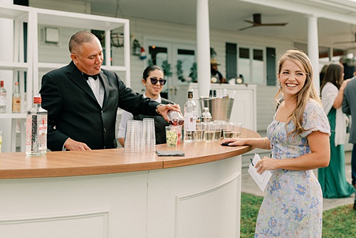 paisley and jade specialty rentals at this tented Maryland wedding