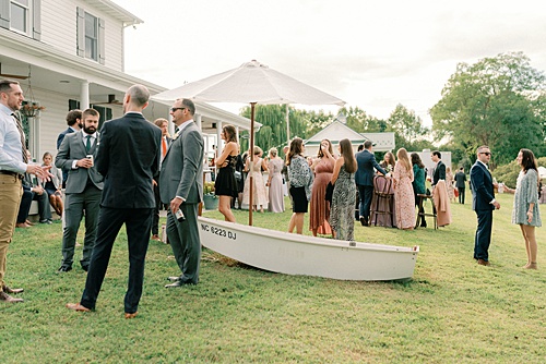 paisley and jade specialty rentals at this tented Maryland wedding