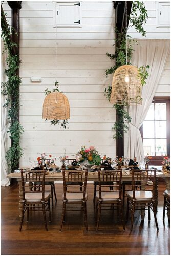 paisley and jade specialty rentals for colorful boho pippin hill wedding