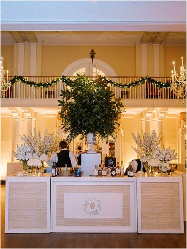 paisley and jade specialty rentals for elegant neutral country club of virginia wedding