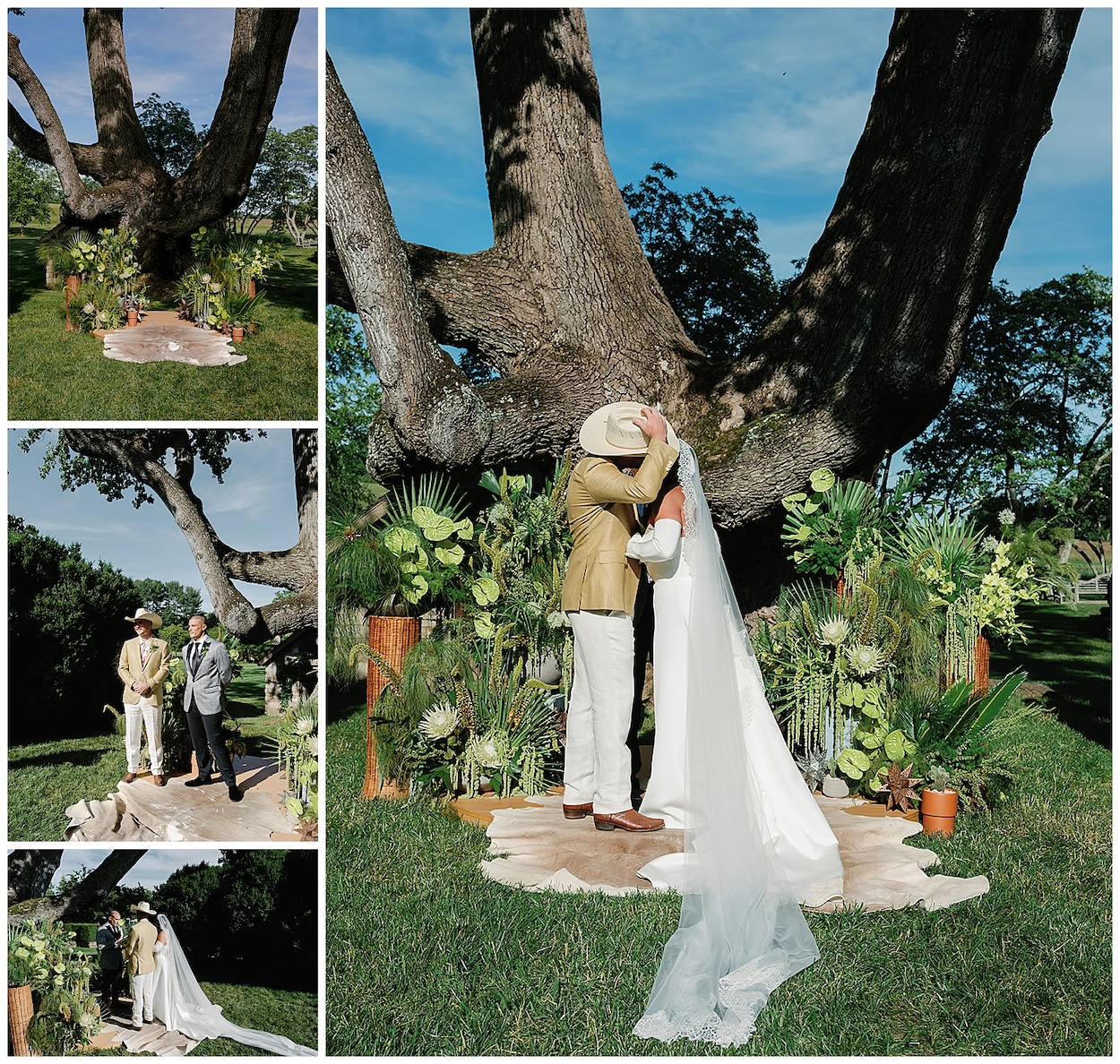 Glenstone Gardens Wedding ceremony
