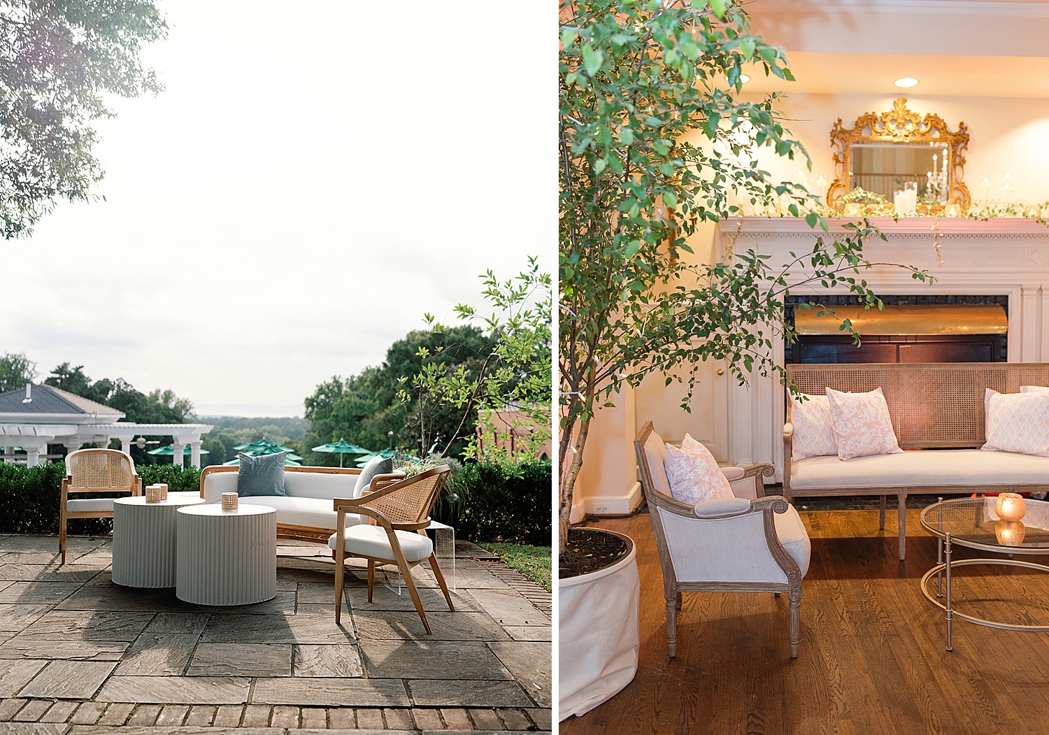 outdoor Lounge seating for weddings