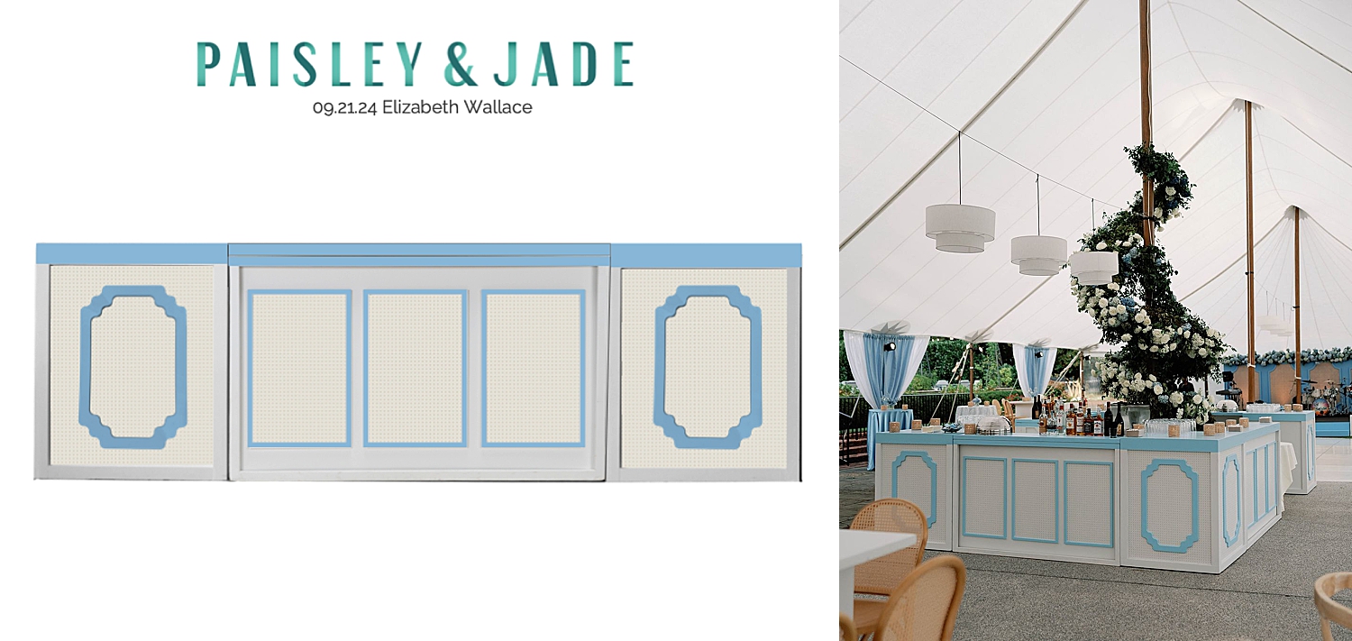wedding bar Rental Customization