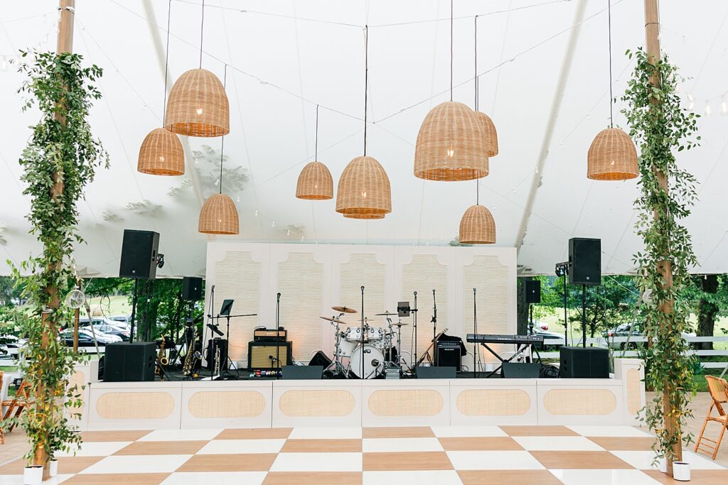 timeless rattan stage facade