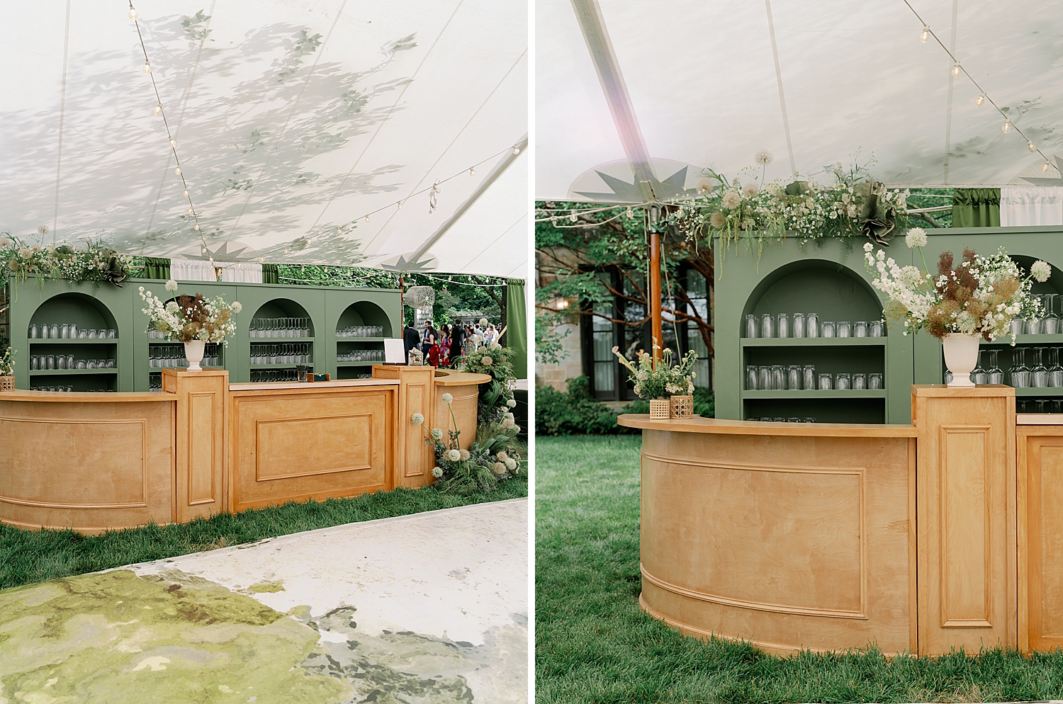 custom wedding bar