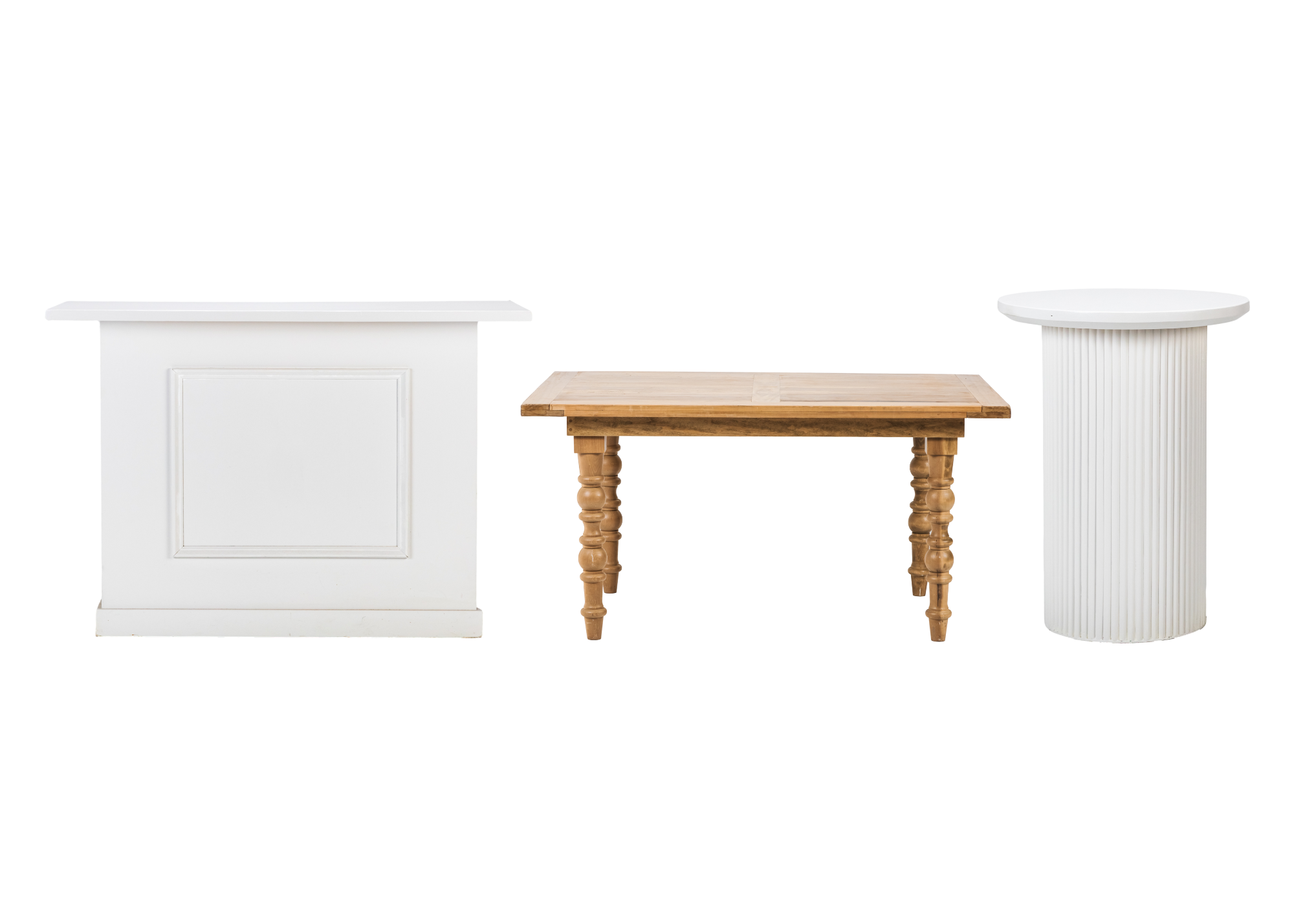 Rental Collection - Dining, Accent, & Cocktail Tables