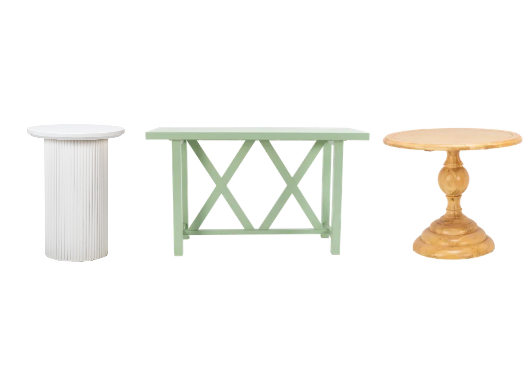 Rental Collection - Dining, Accent, & Cocktail Tables