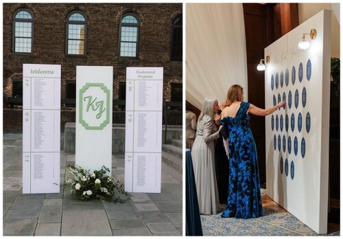 escort card wall