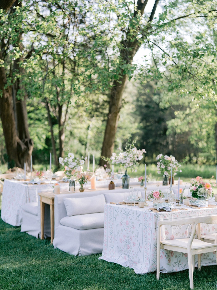 linden bench dining option paired with chairs