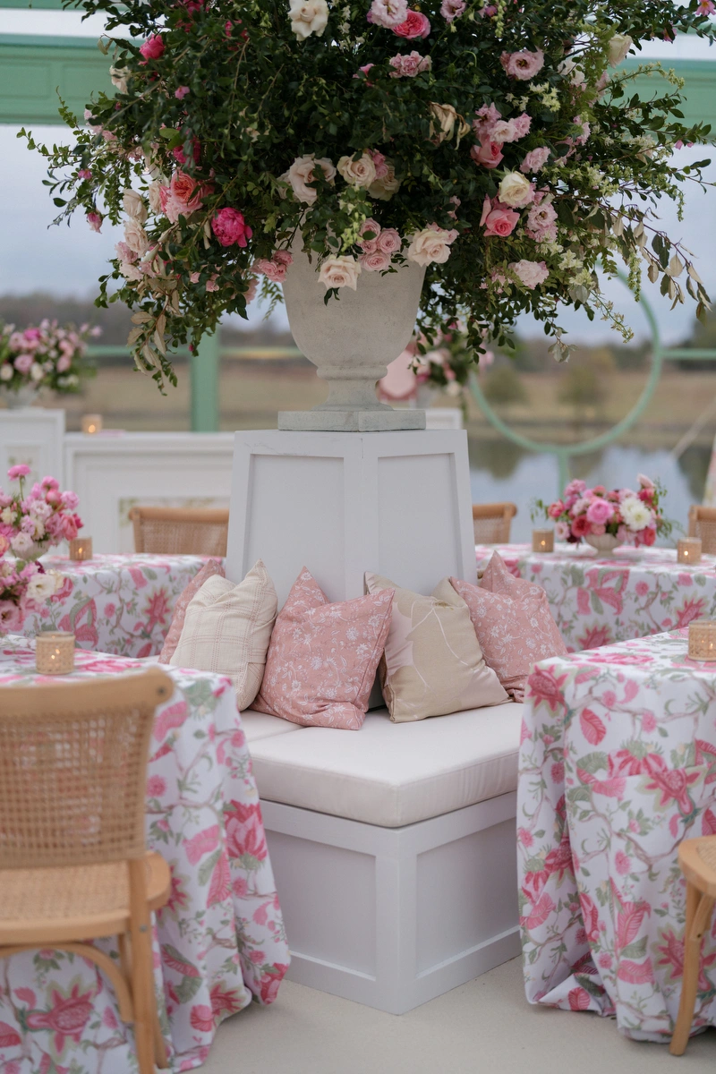 White Estate Banquette