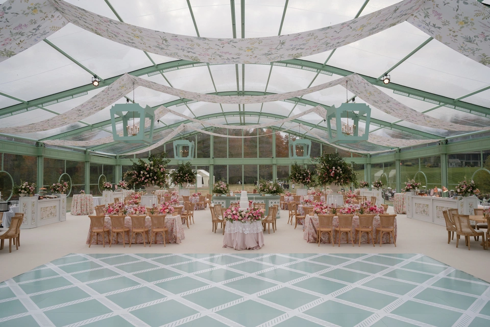 View of the whole wedding venue View of the whole wedding venue