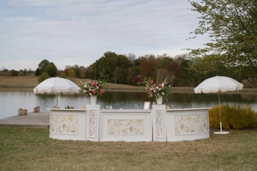 White Shadowbox Bar with White Estate Insert