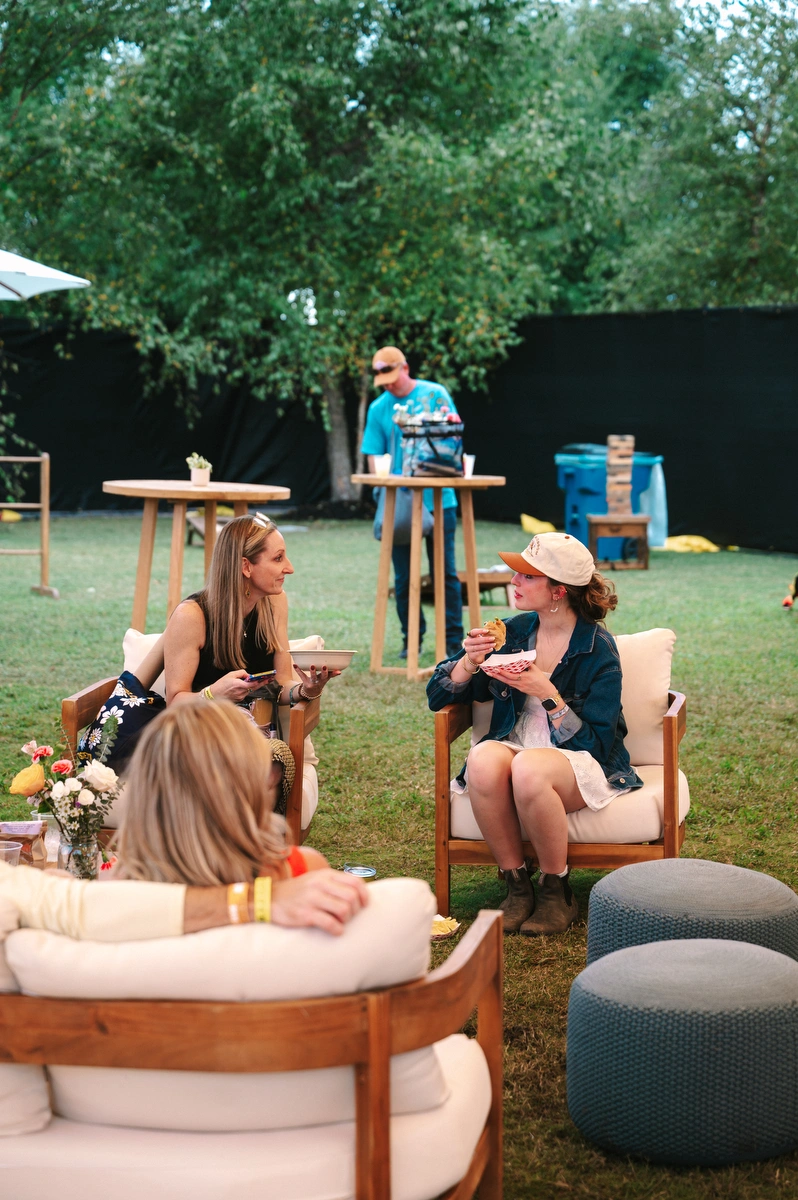 Iron Blossom Music Festival Lounge