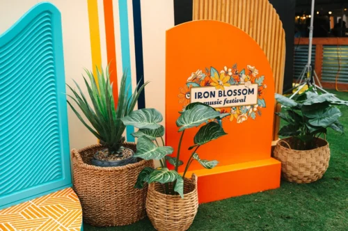 Iron Blossom Music Festival Backdrop
