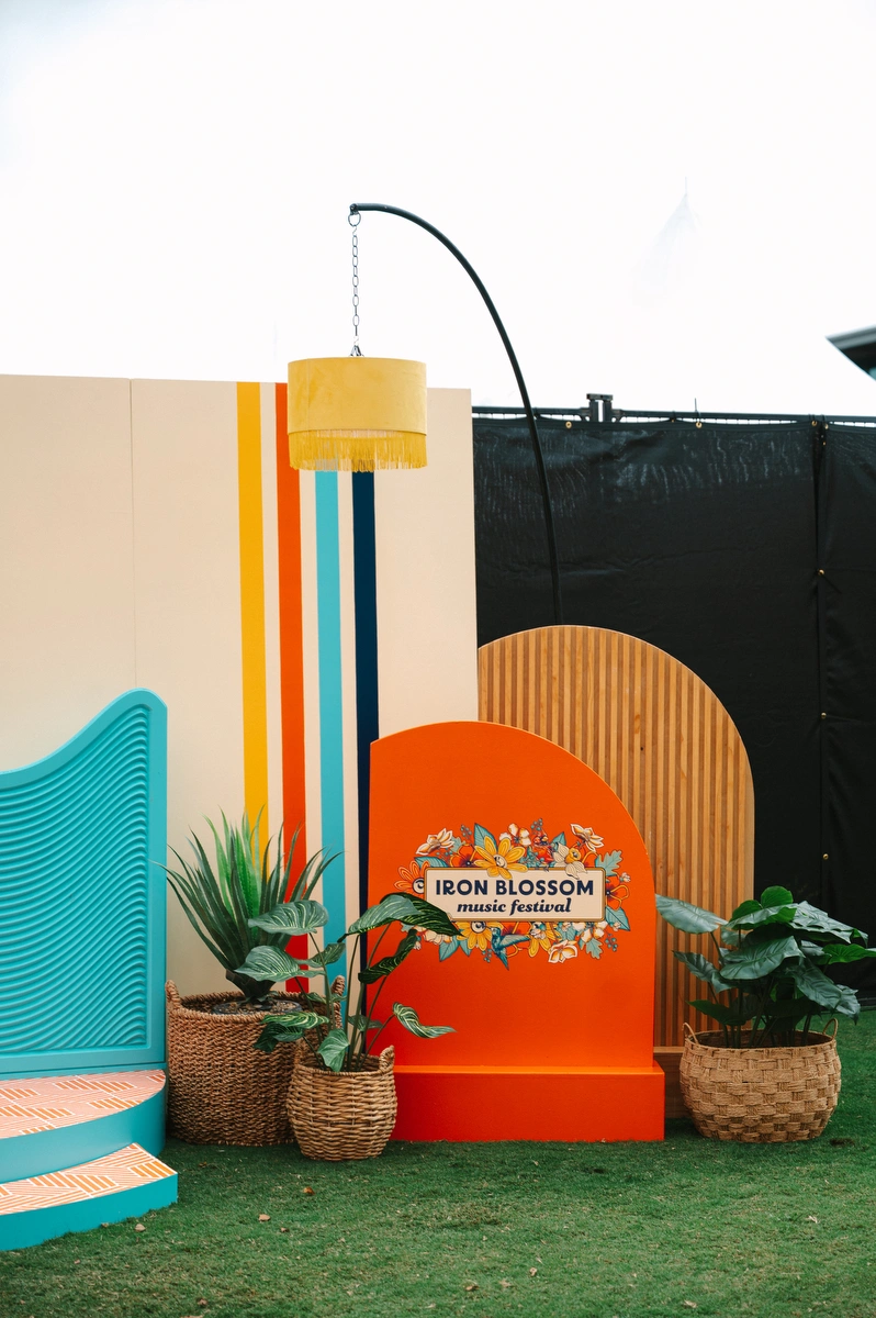Iron Blossom Music Festival Backdrop